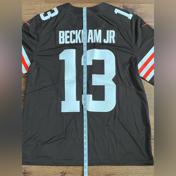 Nike Cleveland Browns Odell Beckham Stitched Jersey Brown size us mens XL & XXL - Picture 9 of 16